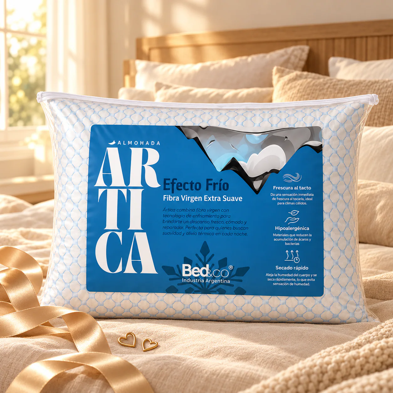 Almohada de fibra siliconada Ártica Bed&Co
