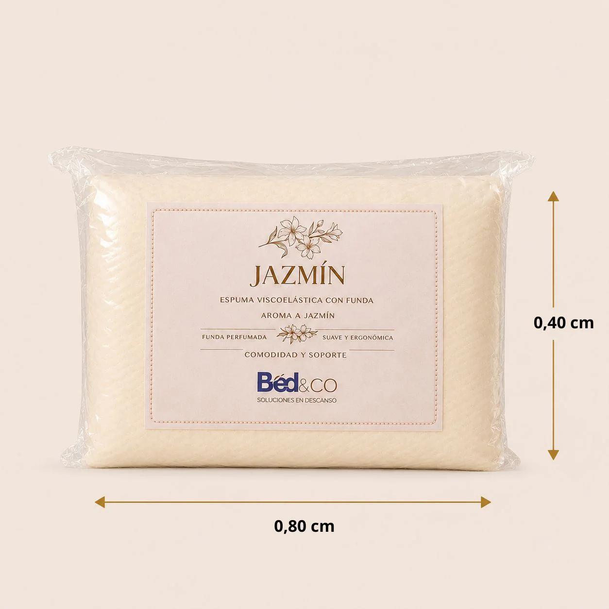 Almohada Viscoelástica Línea Jazmín Queen