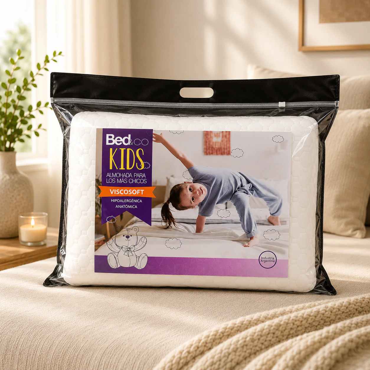 Almohada viscoelástica Kids Visco Bed&Co